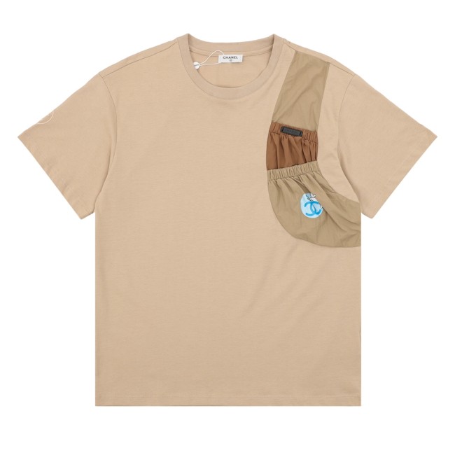 Chanel Pocket Cotton Short Sleeve T-Shirt