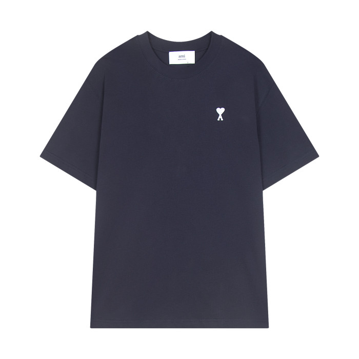 Ami Embroidered Logo Short-sleeved T-shirt