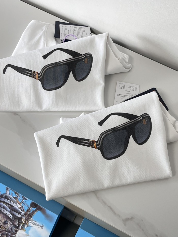 Louis Vuitton Glasses Short-Sleeved T-Shirt
