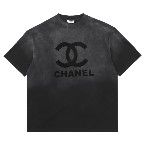 Chanel Washed CC Short Sleeve T-Shirt