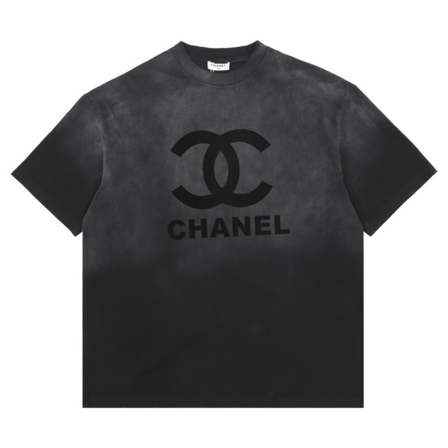 Chanel Washed CC Short Sleeve T-Shirt