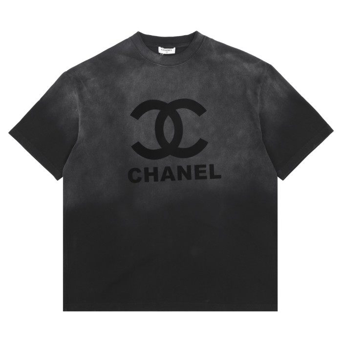 Chanel Washed CC Short Sleeve T-Shirt