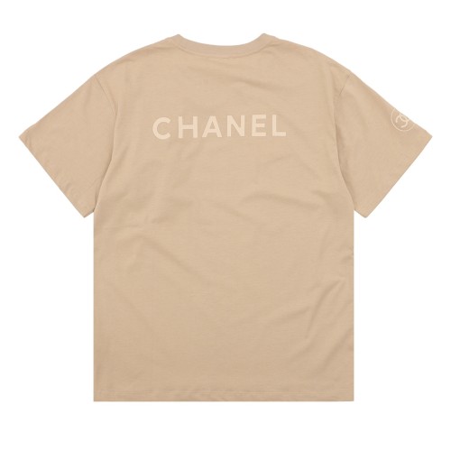 Chanel Pocket Cotton Short Sleeve T-Shirt