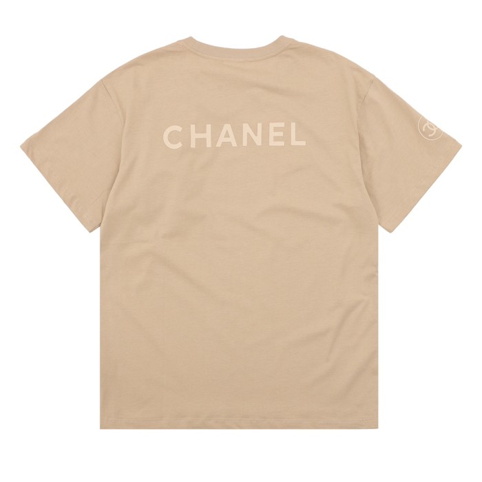 Chanel Pocket Cotton Short Sleeve T-Shirt