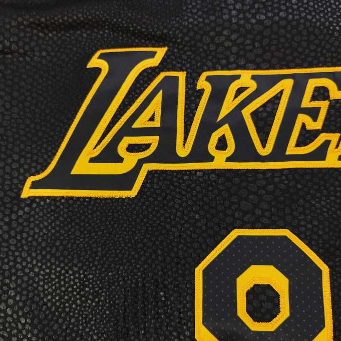 NBA Nike Los Angeles Lakers Kobe Black Mamba Memorial Edition Embroidered No. 8 No. 24 Jersey Basketball Jersey