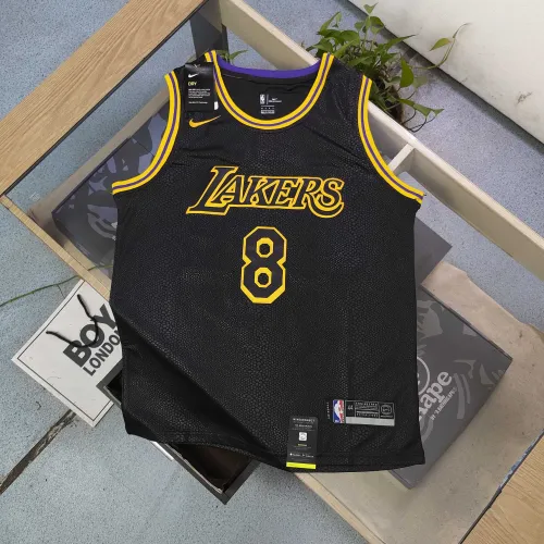 NBA Nike Los Angeles Lakers Kobe Black Mamba Memorial Edition Embroidered No. 8 No. 24 Jersey Basketball Jersey