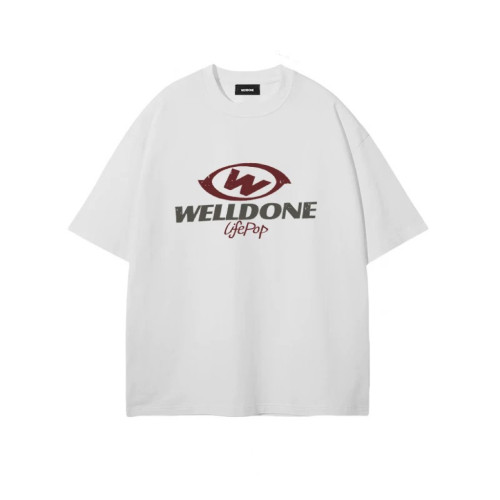 Welldone American Printed Cotton Short-Sleeved T-Shirt
