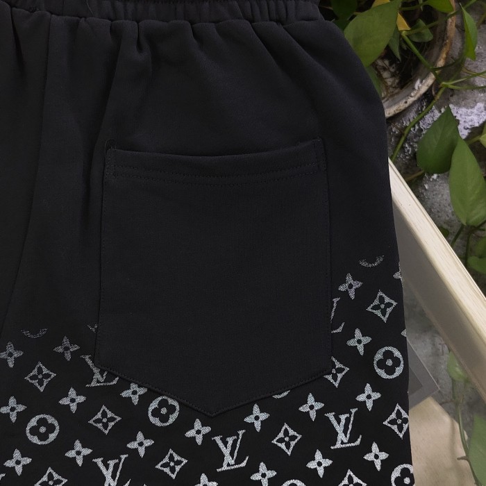 Louis Vuitton Jacquard Logo Print Shorts