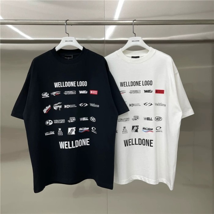Welldone Printed Cotton Short-Sleeved T-Shirt