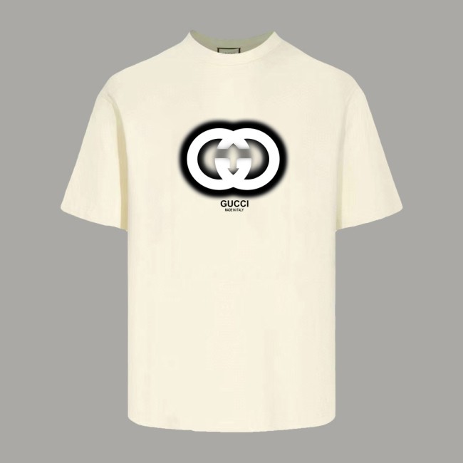 Gucci Print Cotton Short-sleeved T-shirt