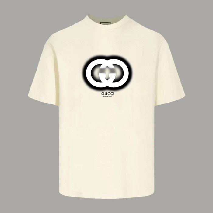 Gucci Print Cotton Short-sleeved T-shirt