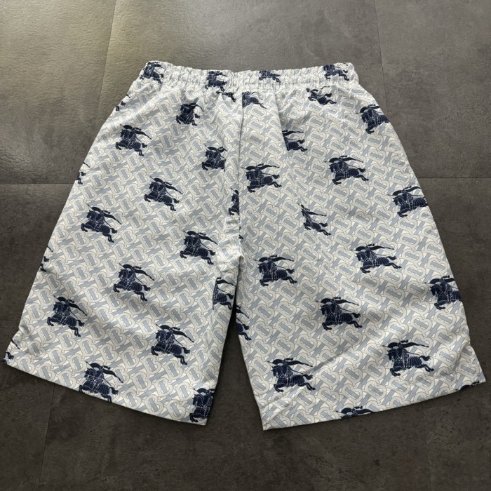 Burberry Jacquard Monogram Print Beach Shorts