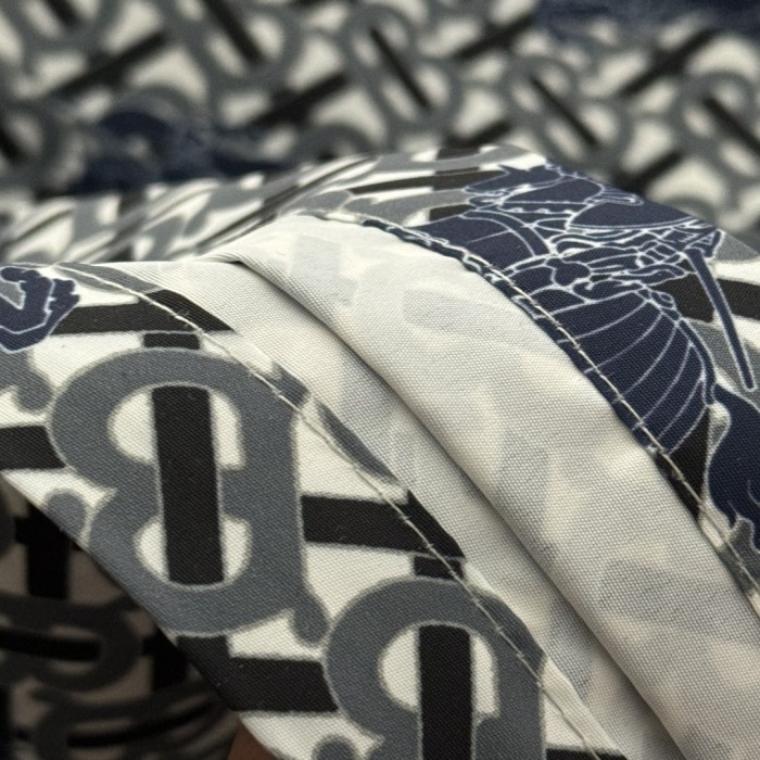 Burberry Jacquard Monogram Print Beach Shorts