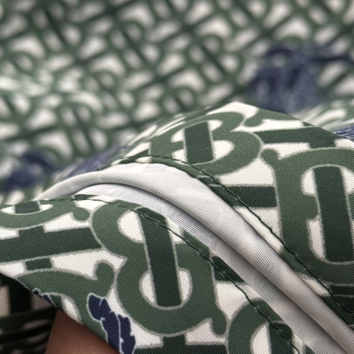 Burberry Jacquard Monogram Print Beach Shorts