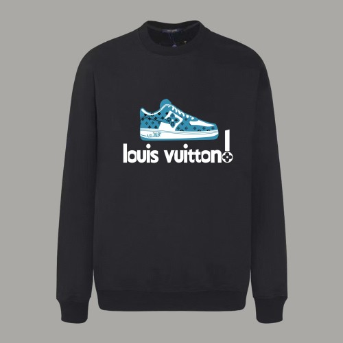 Louis Vuitton Printed Cotton Jersey Crew Neck Sweatshirt