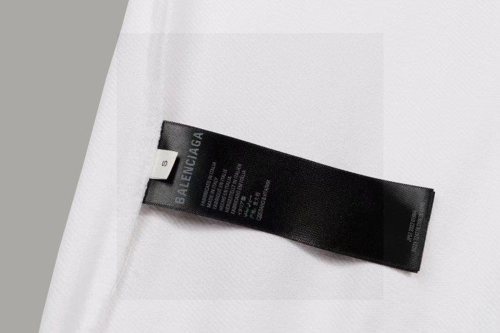 Balenciaga LOGO Cotton Jersey Crew Neck Sweatshirt