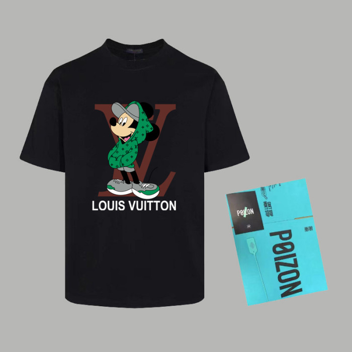 Louis Vuitton Catwalk Cotton Short Sleeve T-Shirt