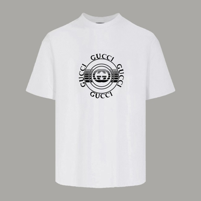 Gucci Print Cotton Short-sleeved T-shirt