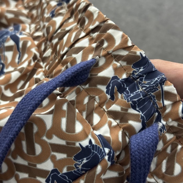 Burberry Jacquard Monogram Print Beach Shorts