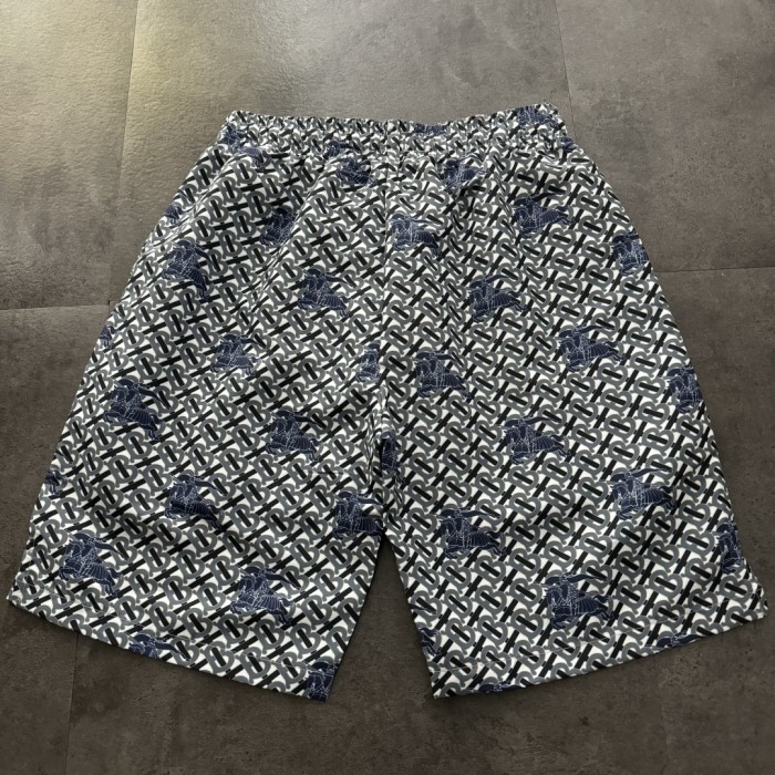 Burberry Jacquard Monogram Print Beach Shorts