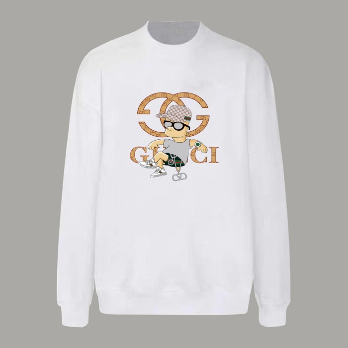 Gucci Cotton Jersey Round Neck Sweatshirt