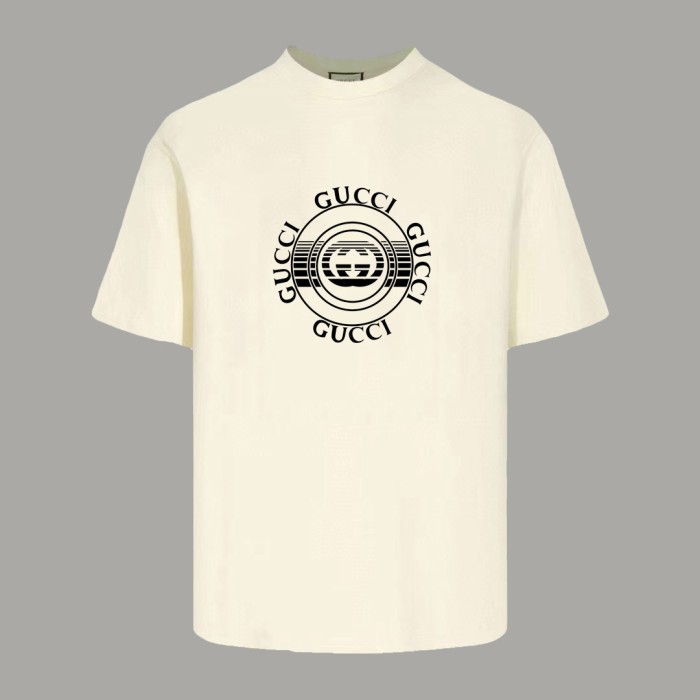 Gucci Print Cotton Short-sleeved T-shirt