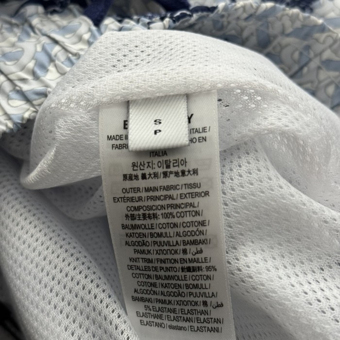 Burberry Jacquard Monogram Print Beach Shorts