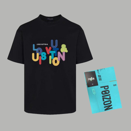 LOUIS VUITTON Colorful Cotton Short Sleeve T-Shirt
