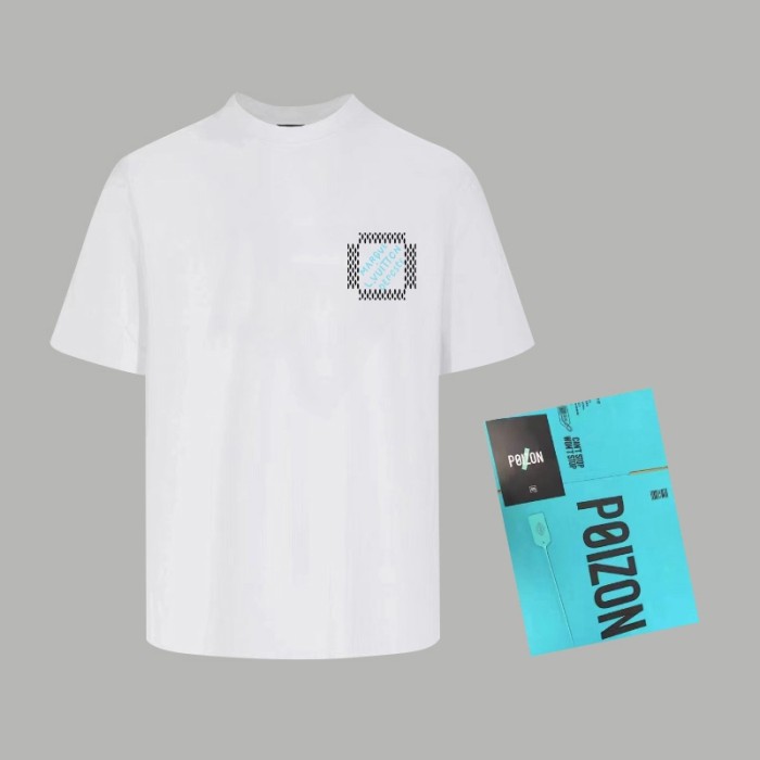 Louis Vuitton Catwalk Cotton Short Sleeve T-Shirt