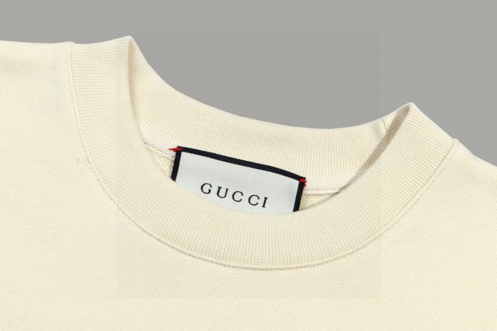 Gucci Cotton Jersey Round Neck Sweatshirt