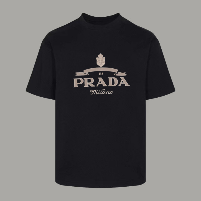 Prada Raised Logo round-neck T-shirt