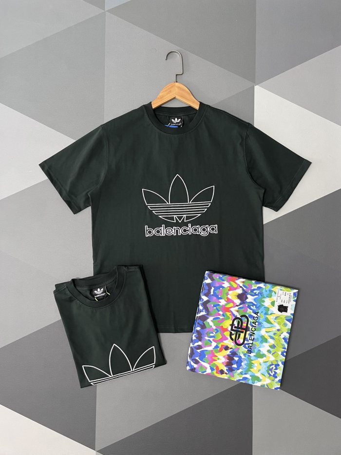 BALENCIAGA X Adidas Logo-Print Oversized Cotton T-Shirt