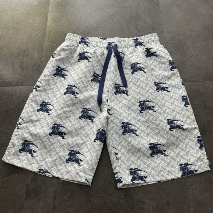 Burberry Jacquard Monogram Print Beach Shorts