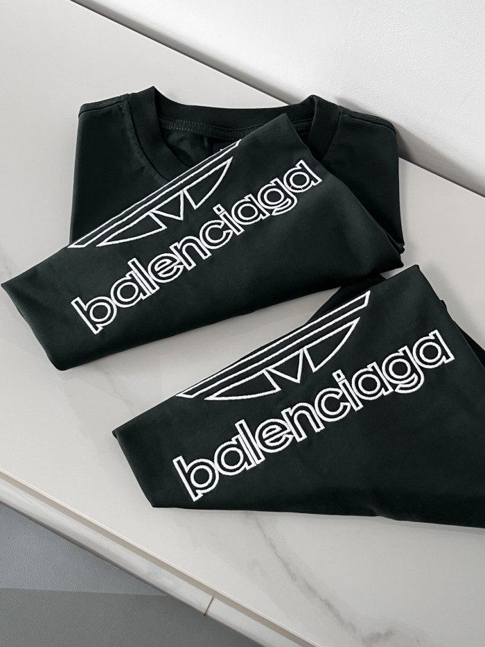 BALENCIAGA X Adidas Logo-Print Oversized Cotton T-Shirt