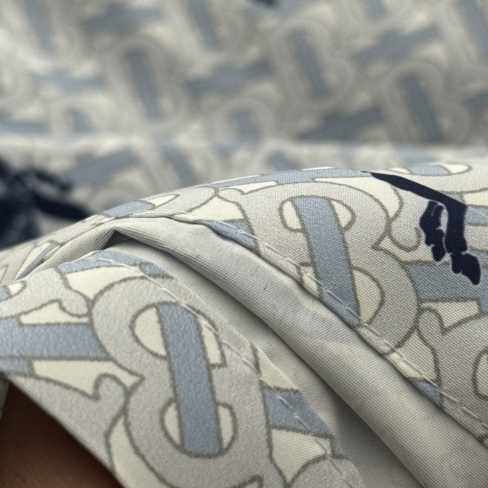 Burberry Jacquard Monogram Print Beach Shorts
