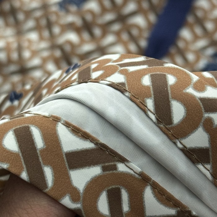 Burberry Jacquard Monogram Print Beach Shorts