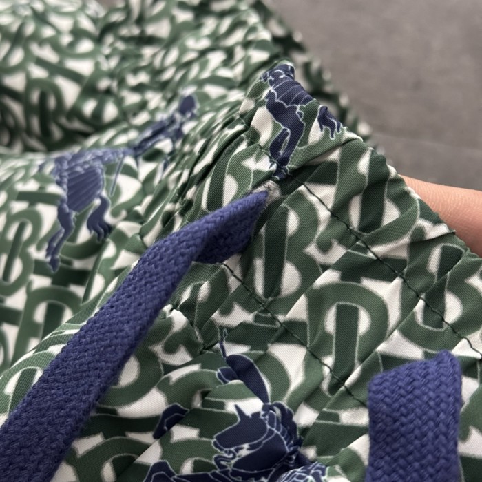 Burberry Jacquard Monogram Print Beach Shorts