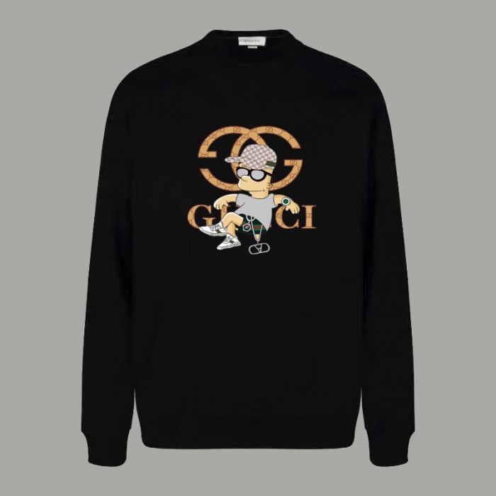 Gucci Cotton Jersey Round Neck Sweatshirt
