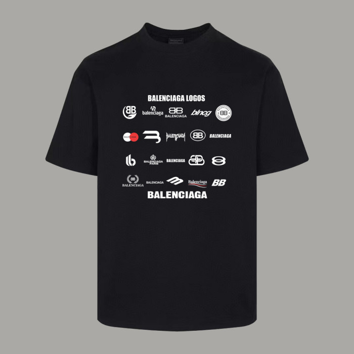 Balenciaga Logo Runway Short Sleeve T-Shirt