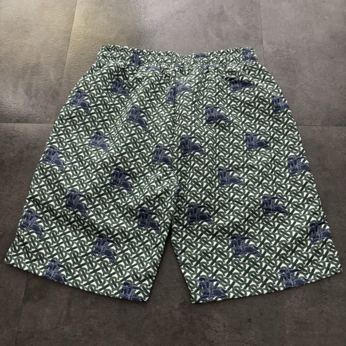 Burberry Jacquard Monogram Print Beach Shorts