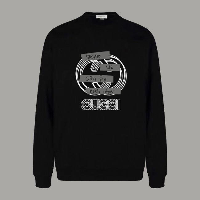 Gucci Cotton Jersey Round Neck Sweatshirt