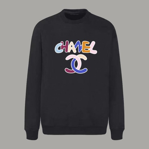 Chanel LOGO Cotton Jersey Crew Neck Sweatshirt
