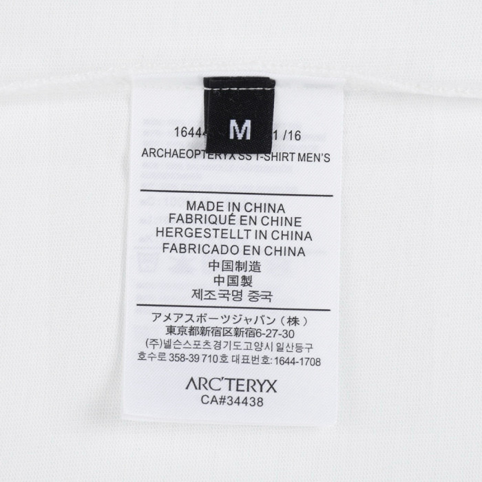 Arc'teryx Colorful Logo Short Sleeve T-Shirt