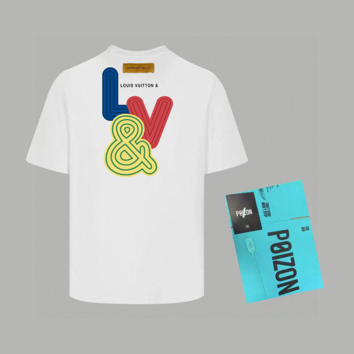 LOUIS VUITTON Colorful Cotton Short Sleeve T-Shirt