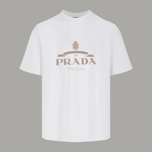 Prada Raised Logo round-neck T-shirt