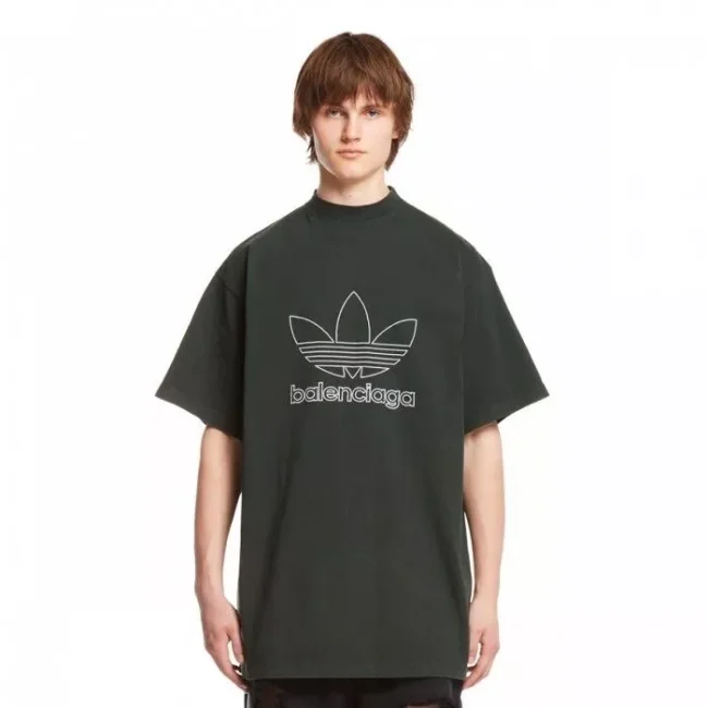 BALENCIAGA X Adidas Logo-Print Oversized Cotton T-Shirt