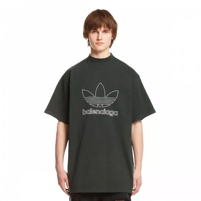 BALENCIAGA X Adidas Logo-Print Oversized Cotton T-Shirt