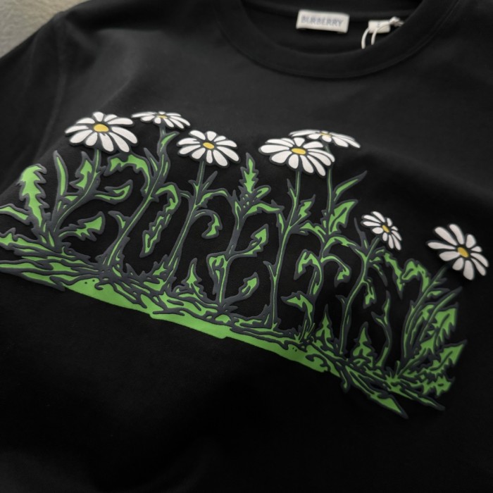 Burberry Daisy Logo Cotton T-shirt