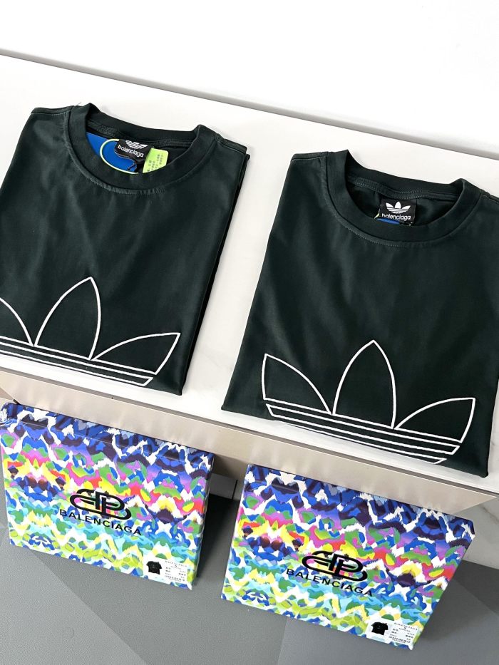 BALENCIAGA X Adidas Logo-Print Oversized Cotton T-Shirt