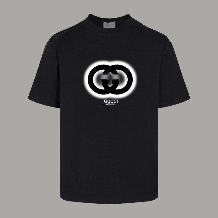 Gucci Print Cotton Short-sleeved T-shirt